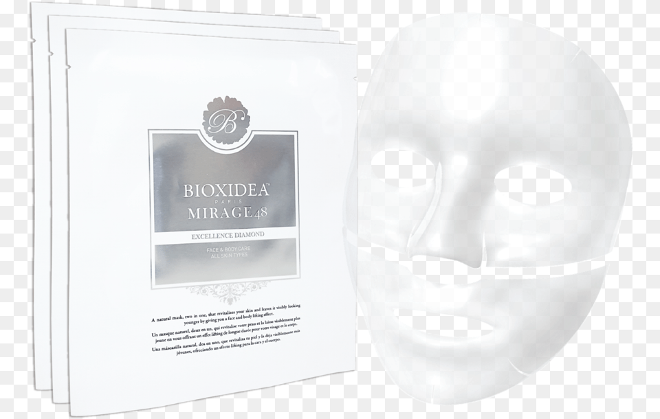 Bioxidea Mirage48 Excellence Diamond Face Amp Diamond Face Mask, Head, Person Png