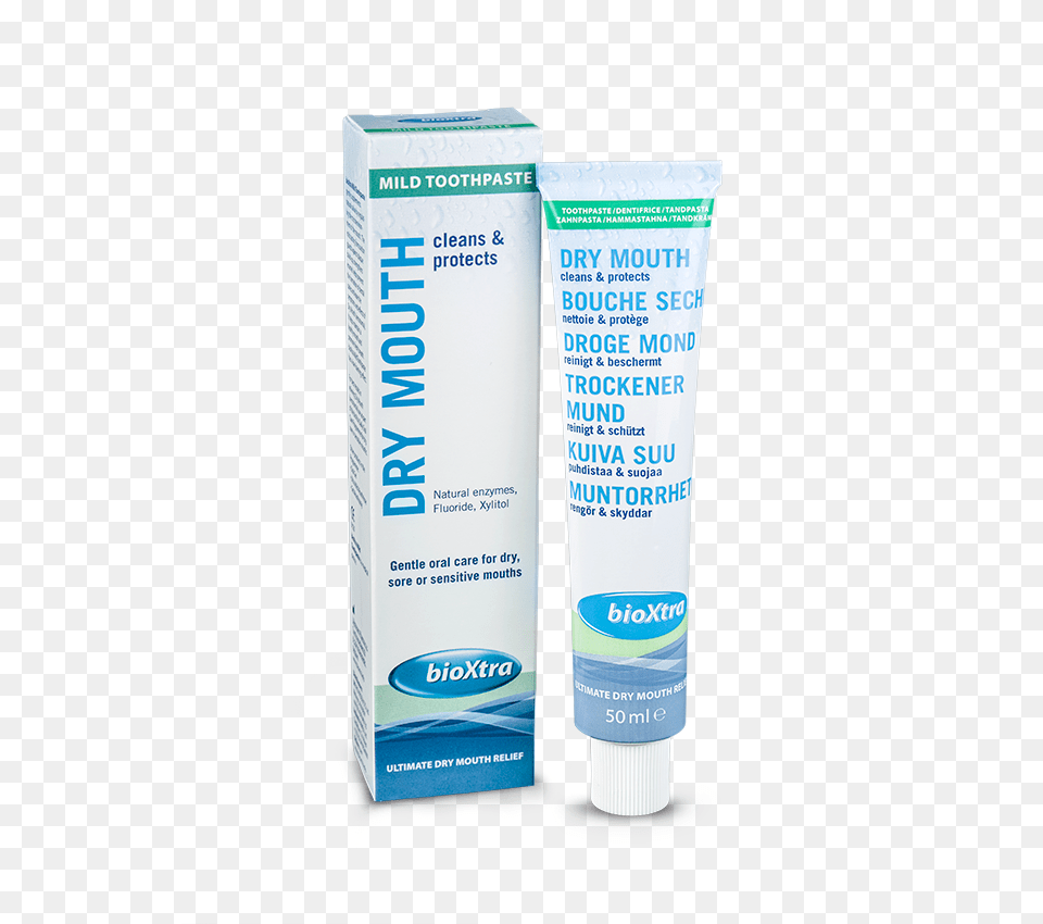 Bioxtra Mild Toothpaste Cosmetics, Bottle, Lotion Free Png