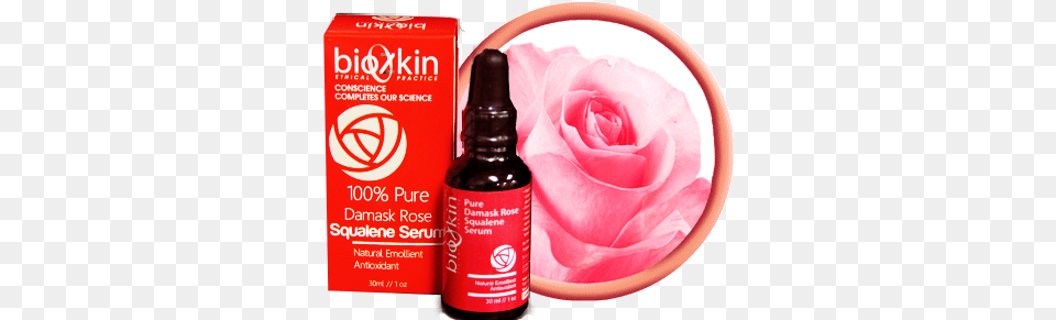 Biozkin Pure Damask Rose Squalene Serum Garden Roses, Flower, Plant, Bottle, Lotion Free Png