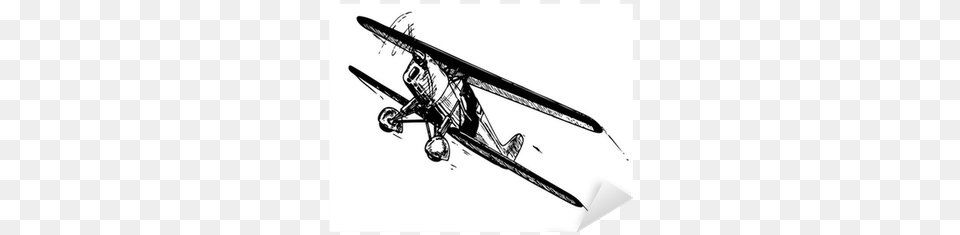 Biplane Aircraft In Flight Biplane, Transportation, Vehicle, Appliance, Ceiling Fan Png Image