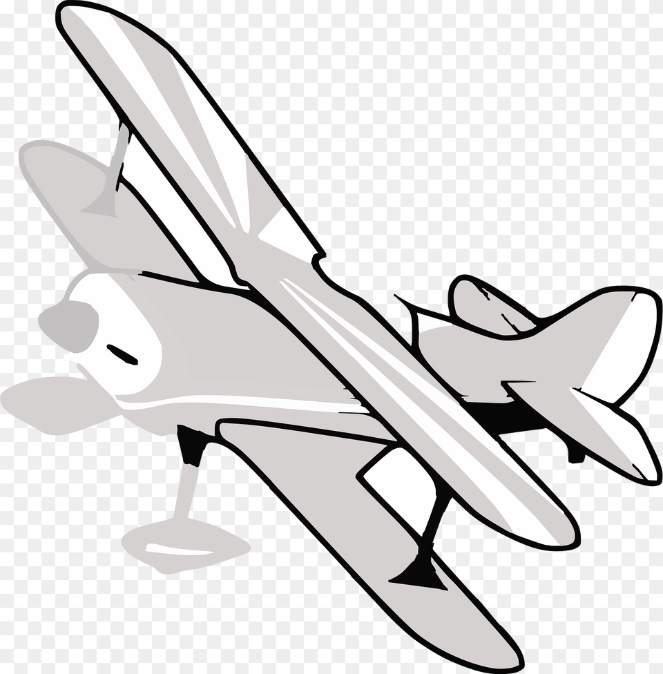 Biplane Clipart, Aircraft, Transportation, Vehicle, Airplane Free Png