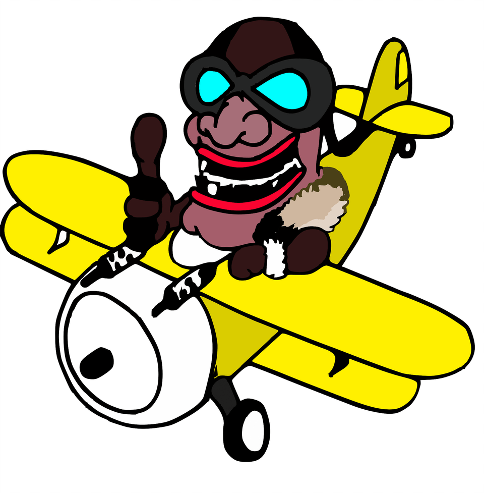 Biplane Clipart, Cartoon, Baby, Person, Face Png Image