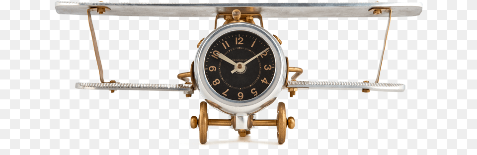 Biplane Table Clock Pendulux, Alarm Clock, Wristwatch, Analog Clock, Appliance Png Image
