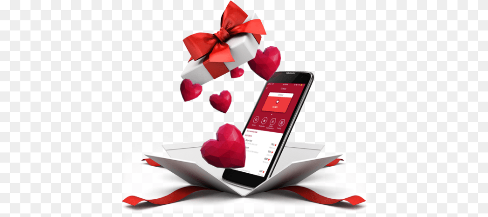 Birbank Hearts, Electronics, Phone, Mobile Phone, Flower Free Png