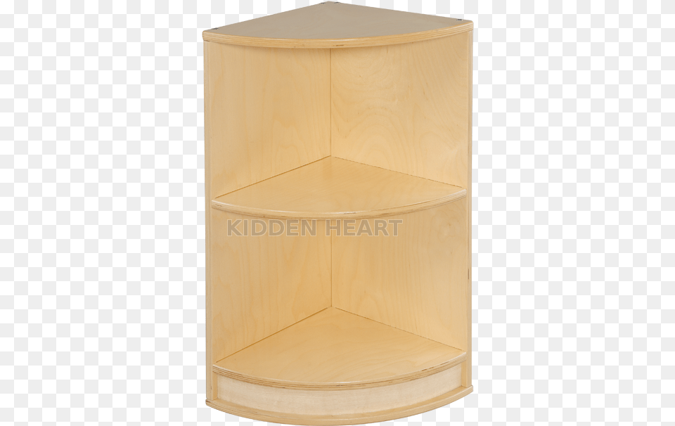 Birch Plywood Bookcase Design In Quarter Round Corner Shelf, Closet, Cupboard, Furniture, Wood Free Png Download