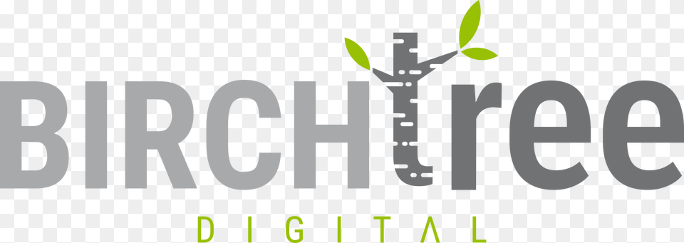 Birch Tree Digital Graphic Design, Green, Logo, Text Png