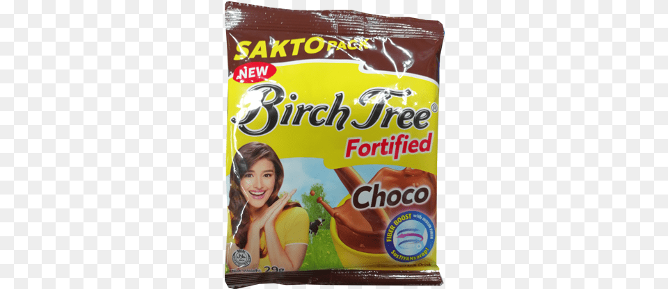 Birch Tree Fortified Choco 29g Birch Tree Choco 29g, Adult, Female, Person, Woman Png Image