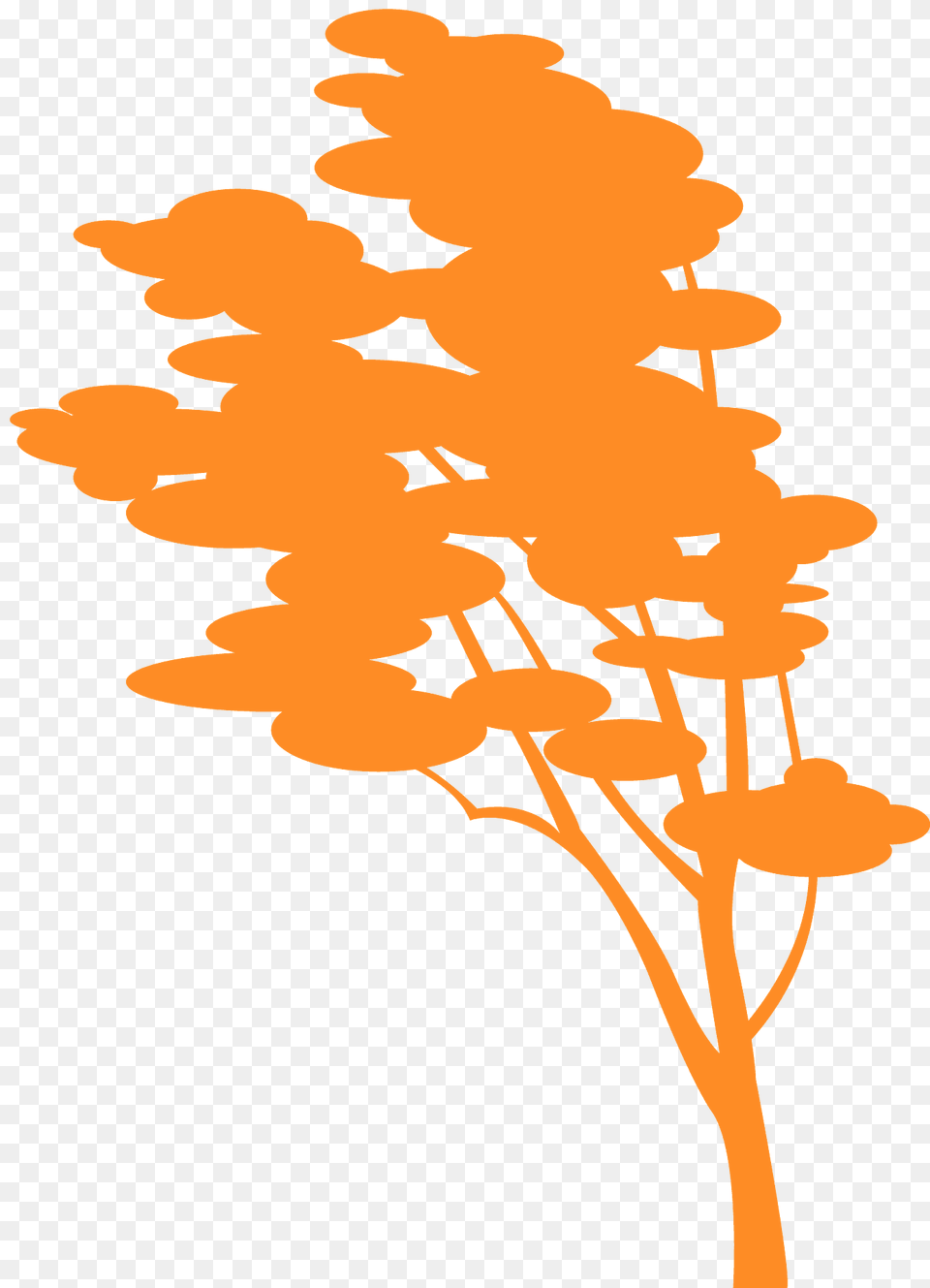 Birch Tree Silhouette, Plant, Art, Painting, Graphics Free Transparent Png