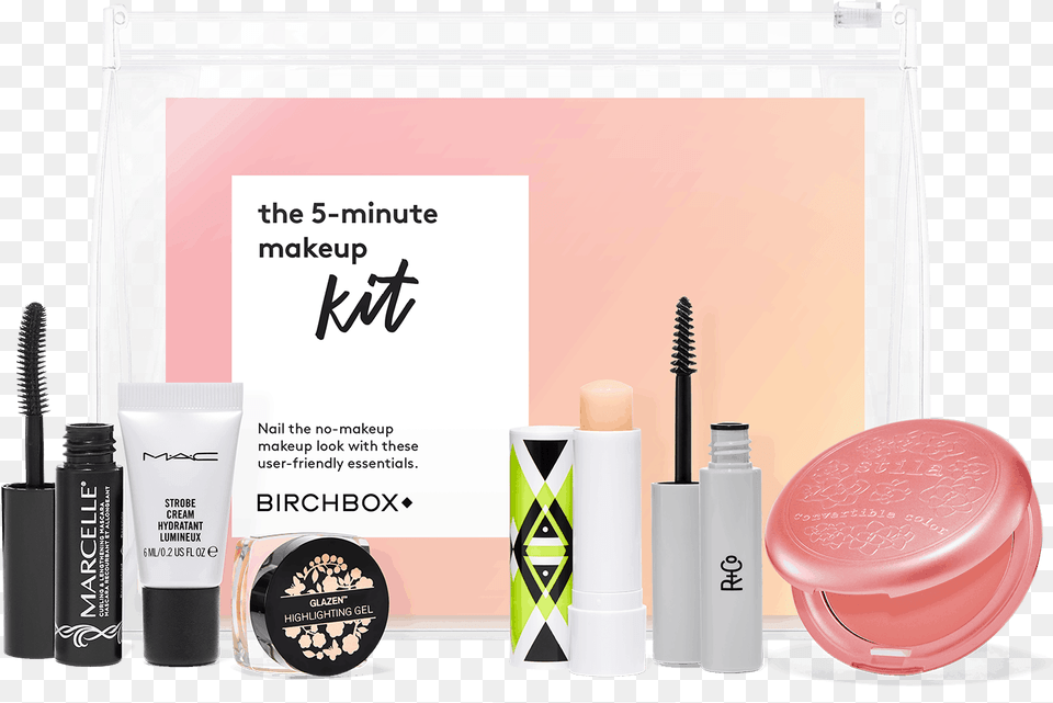 Birchbox 5 Minute Makeup Kit, Cosmetics, Lipstick, Can, Tin Png