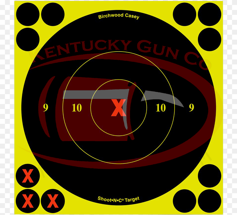 Birchwood Casey Shoot N C 8quot Bullseye Targets 6 Pack Free Transparent Png