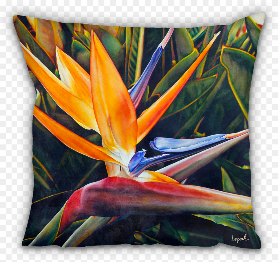 Bird, Cushion, Home Decor, Flower, Plant Free Png Download