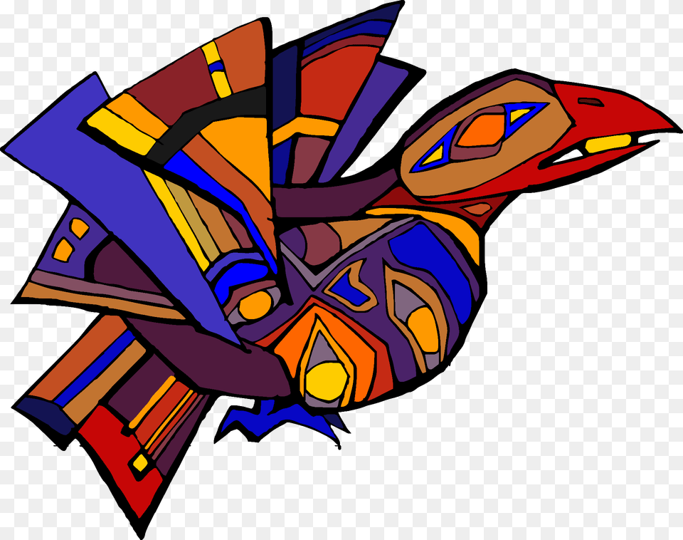 Bird Abstract Colorful Figure Illustration, Art, Graphics, Dynamite, Weapon Png