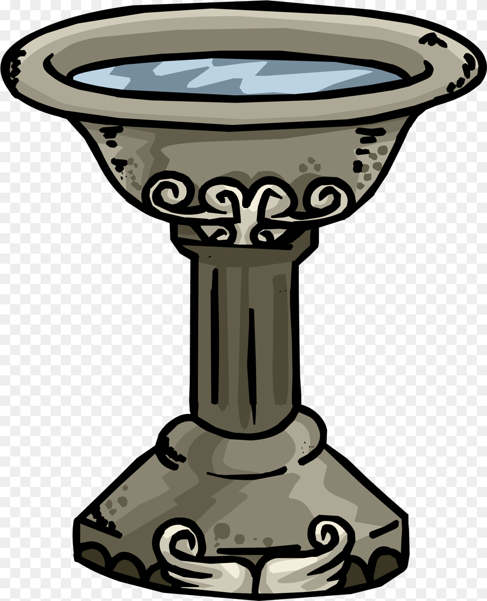 Bird Bath Club Penguin Rewritten Wiki Fandom Bird Fountain Clipart, Lighting Free Transparent Png