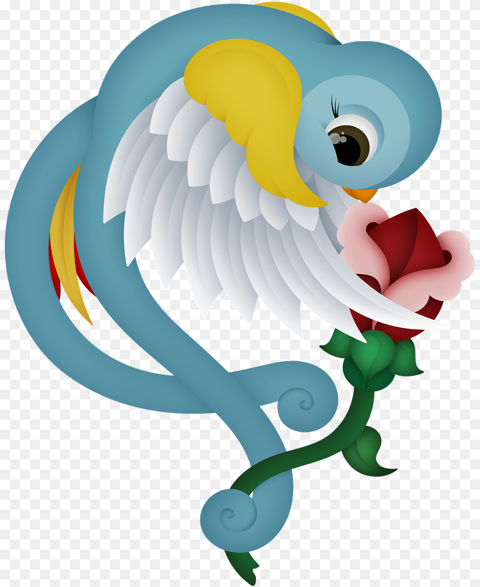 Bird Bluebird Rose Free On Pixabay Illustration, Animal Png