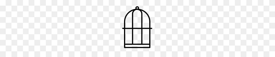 Bird Cage Icons Noun Project, Gray Free Transparent Png