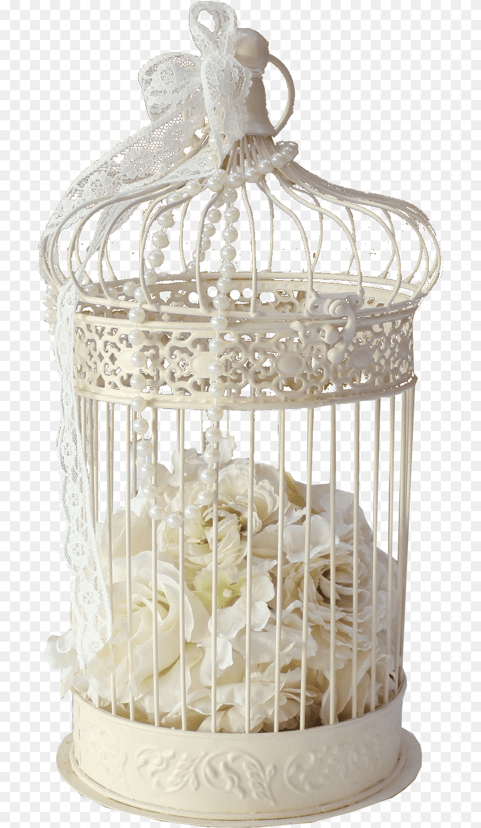 Bird Cage Pomander Centrepiece Cage, Birthday Cake, Cake, Cream, Dessert Png Image