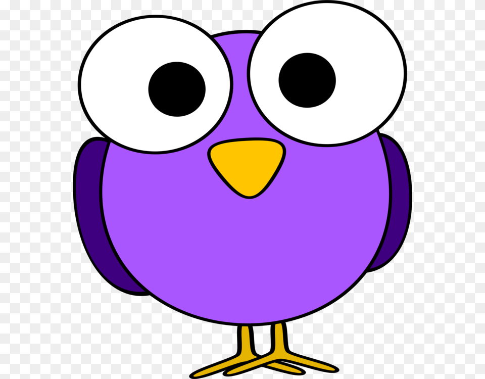 Bird Cartoon Googly Eyes Cuteness, Purple, Animal, Disk Free Png