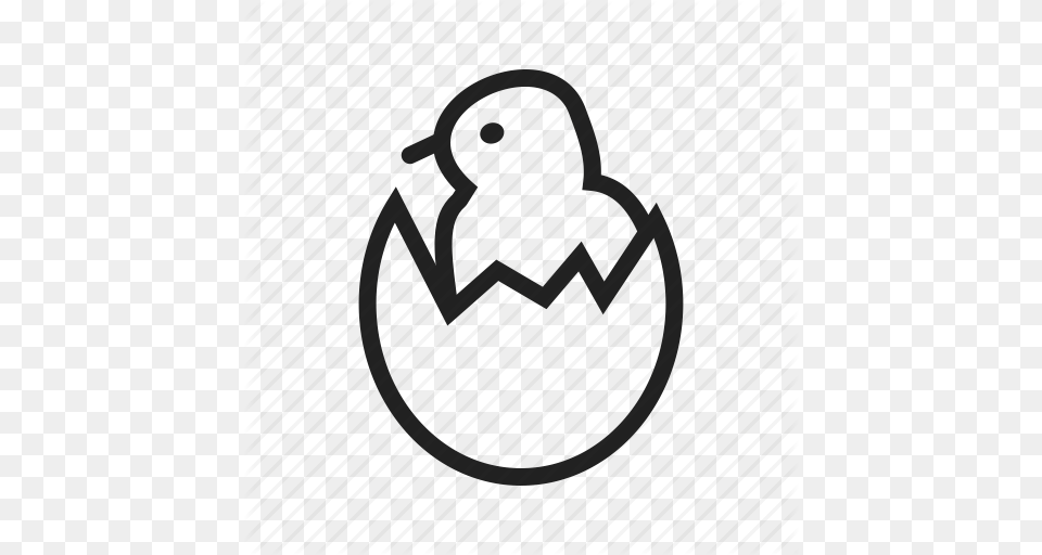 Bird Chicken Egg Eggs Hatch Hatched Shell Icon, Symbol, Bag, Recycling Symbol Free Png Download