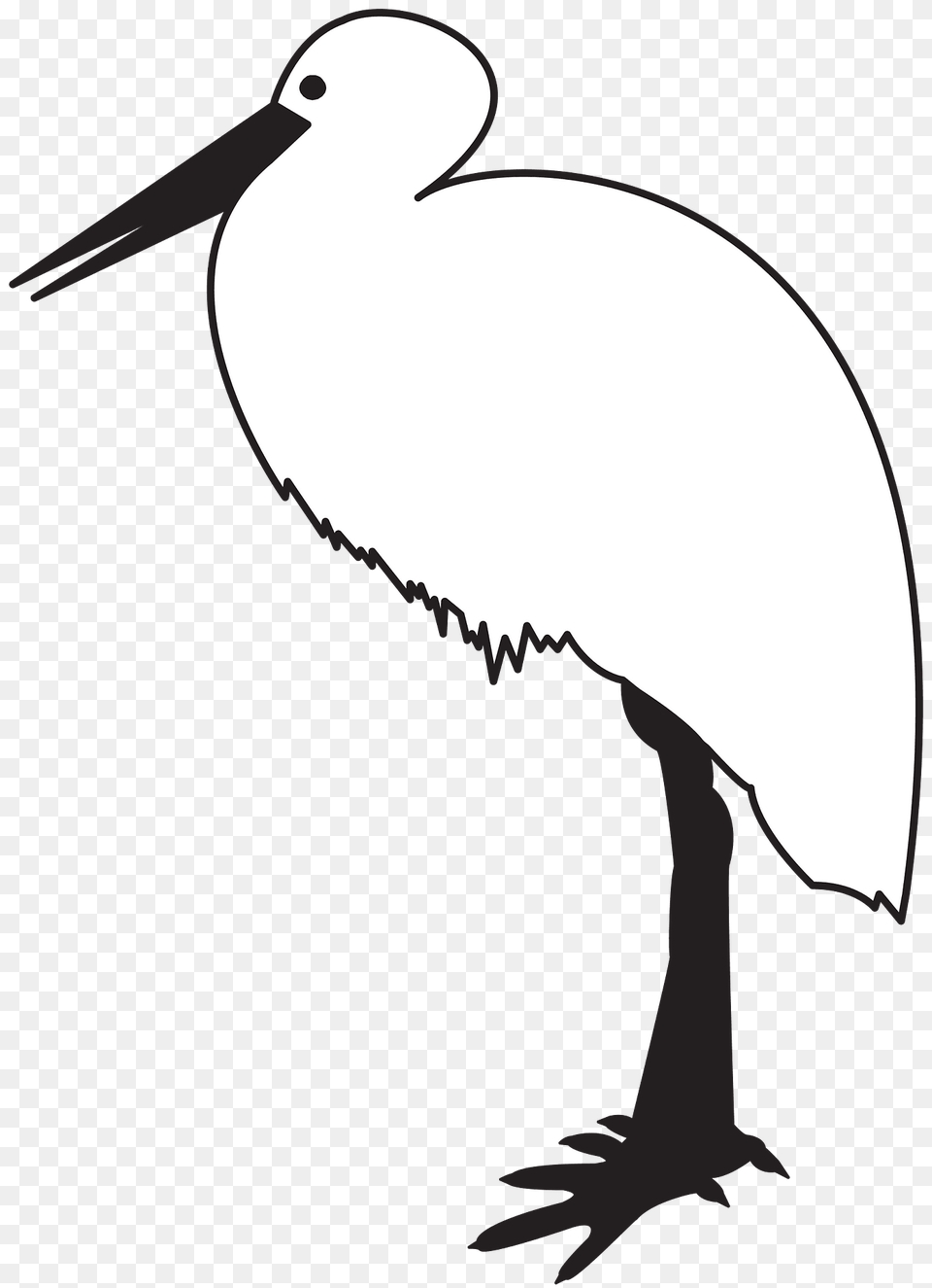 Bird Clipart, Animal, Waterfowl, Crane Bird, Stork Free Png Download