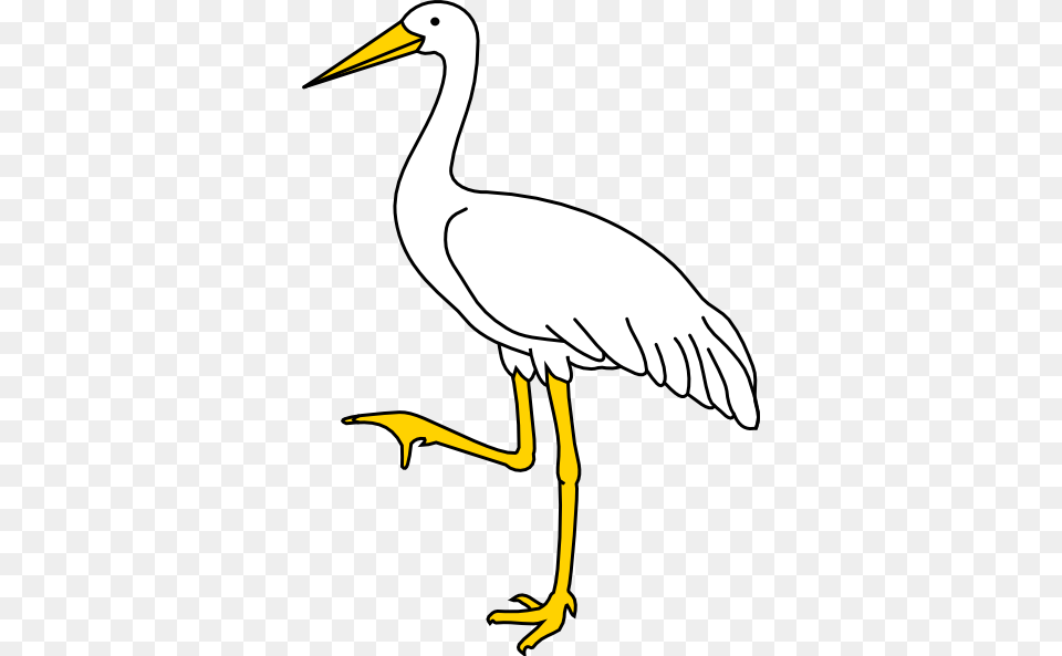 Bird Clipart Crane, Animal, Crane Bird, Stork, Waterfowl Png Image