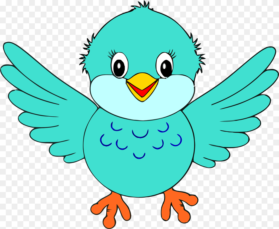 Bird Clipart Little Blue Clip Art U2013 Clipartlycom Bird Clipart, Animal, Beak, Baby, Person Free Transparent Png