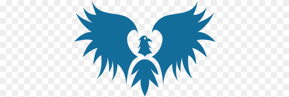 Bird Eagle Wing Beak Tail Silhouette Transparent U0026 Svg Phoenix Logo Vector, Emblem, Symbol, Face, Head Free Png Download