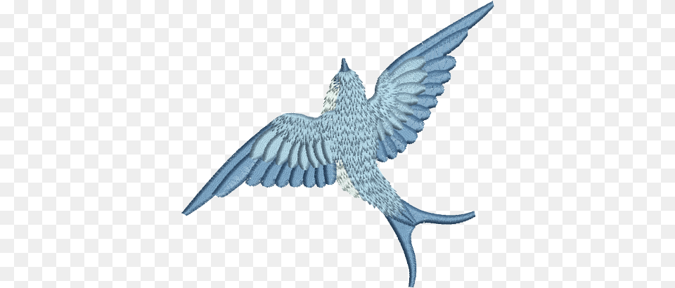 Bird Embroidery Blue Bird Flying Tattoo, Animal Free Png Download