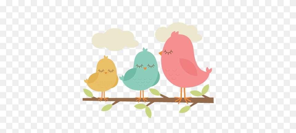 Bird Family Clipart Images Galle Cute Bird On Branch Clipart, Animal Png