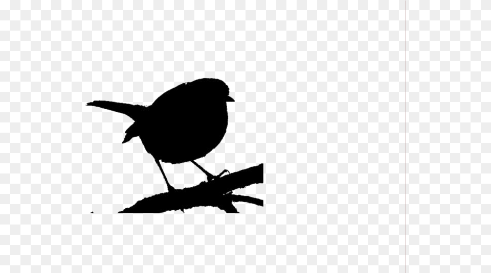 Bird Hd Images Stickers Vectors Wren, Animal, Silhouette Free Transparent Png