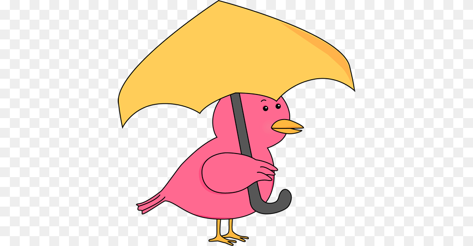 Bird Holding Umbrella Clip Art Bird With Umbrella Clipart, Canopy, Cartoon, Animal, Kangaroo Free Png Download