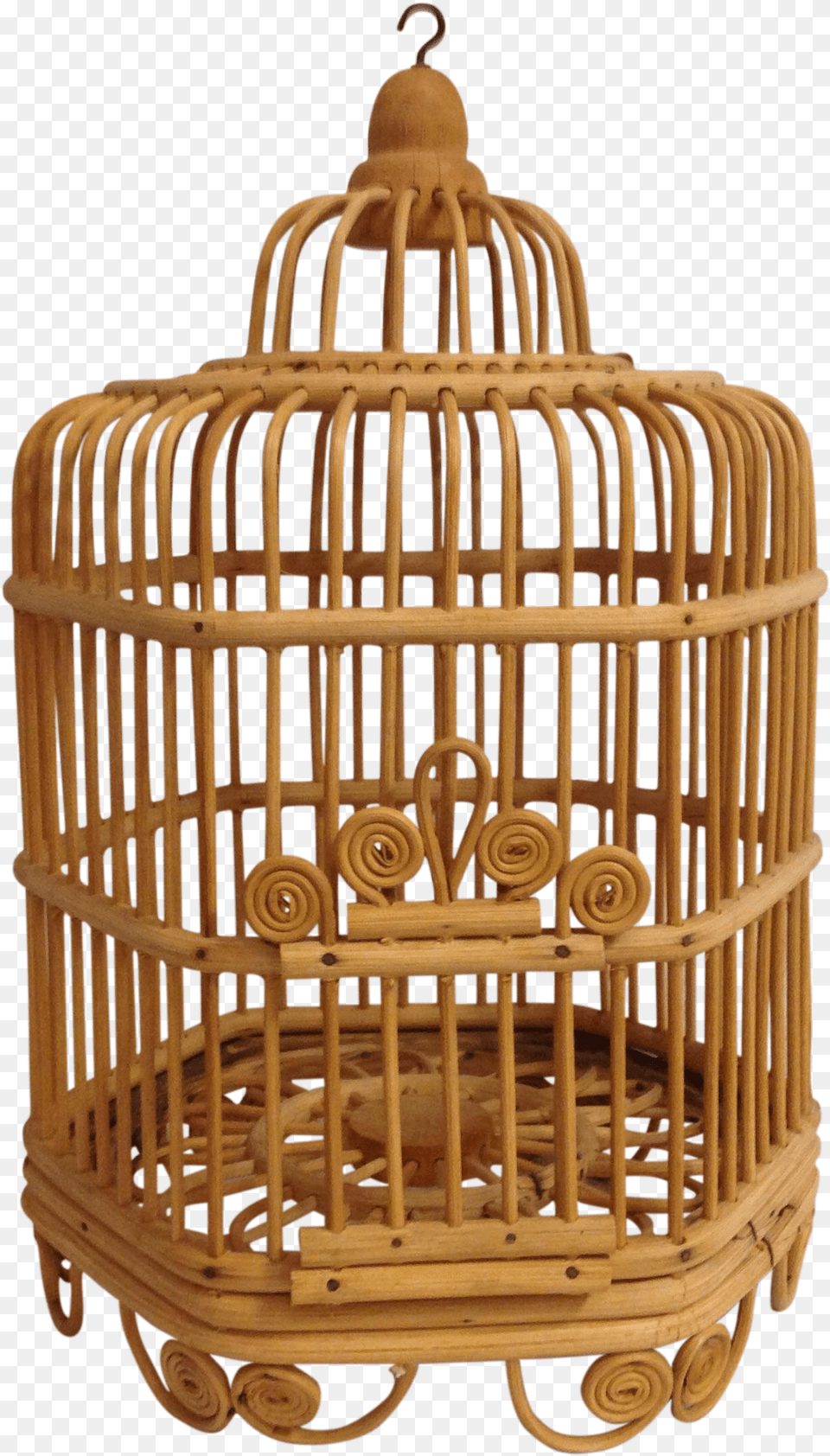 Bird In Cage Picture Bird Cage Bamboo, Crib, Furniture, Infant Bed Png