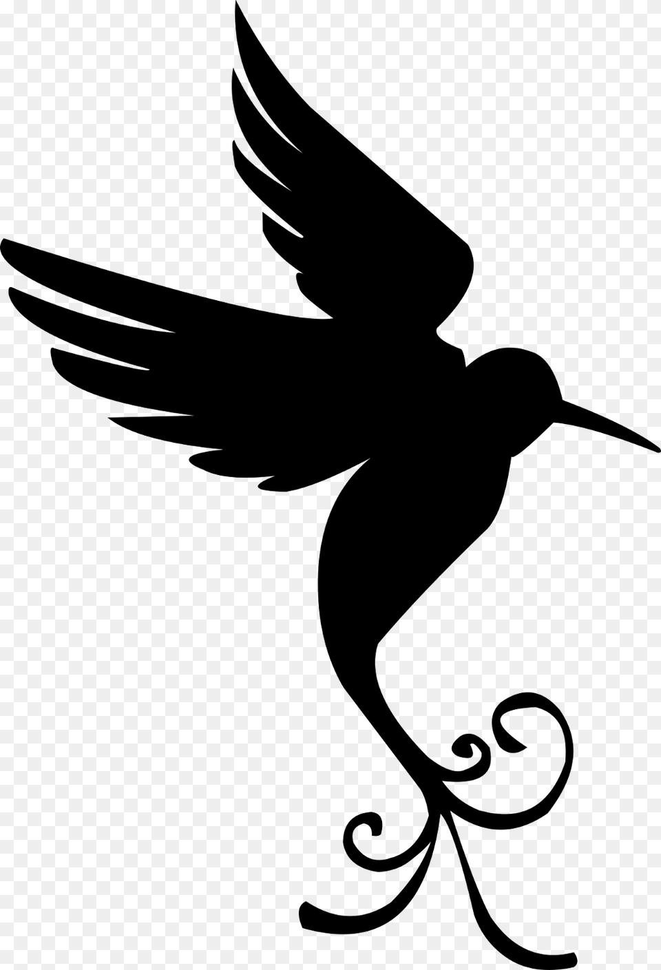 Bird Jem C Websites Silhouette Of A Bird Transparent Background, Gray Png Image