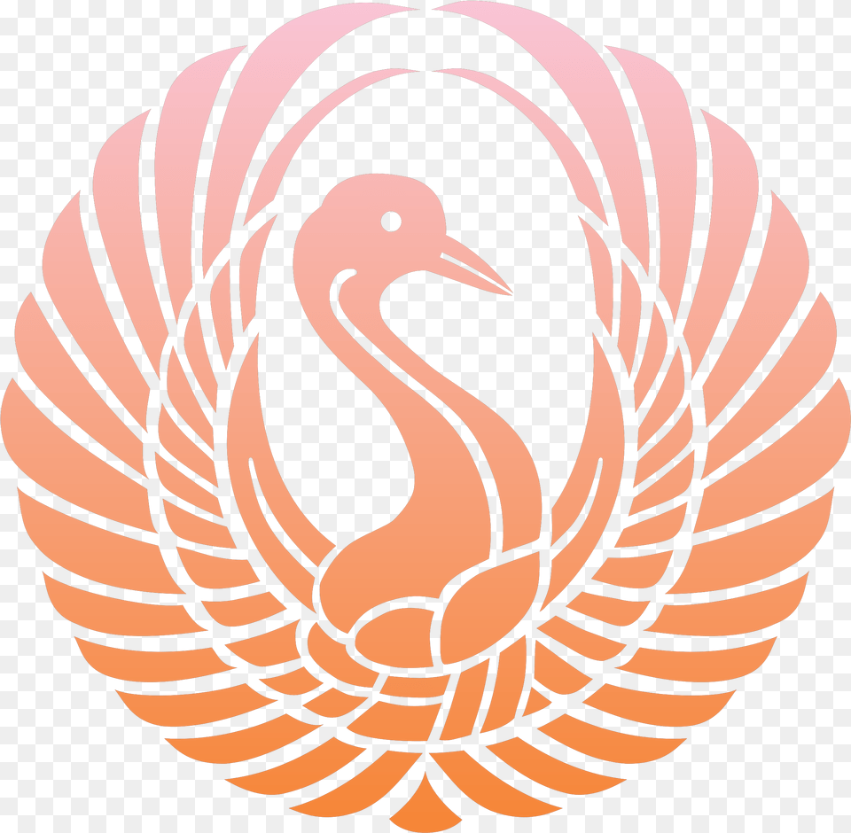 Bird Logo Transparent Clipart Japanese Family Crests Maru, Emblem, Symbol, Animal, Waterfowl Png Image