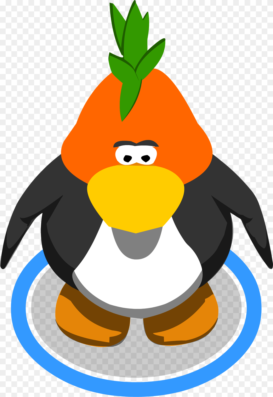 Bird Mascot Head In Game Club Penguin Graduation Cap, Nature, Outdoors, Snow, Snowman Free Png Download