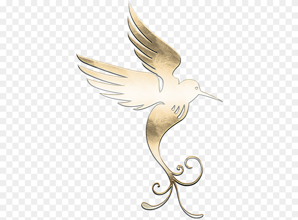 Bird Metal Gold On Pixabay Clip Art, Animal, Beak, Waterfowl, Flying Png Image