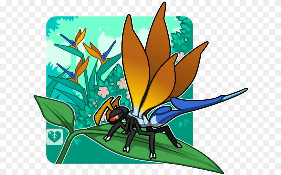 Bird Of Paradise Fakemon Clipart Digital Art, Animal, Bee, Insect, Invertebrate Free Png Download