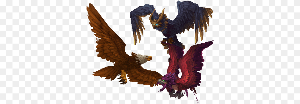 Bird Of Prey World Of Warcraft Hawk, Animal, Dragon Png