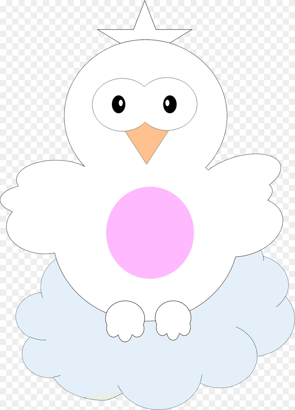 Bird On The Cloud Clipart, Nature, Outdoors, Snow, Snowman Free Transparent Png