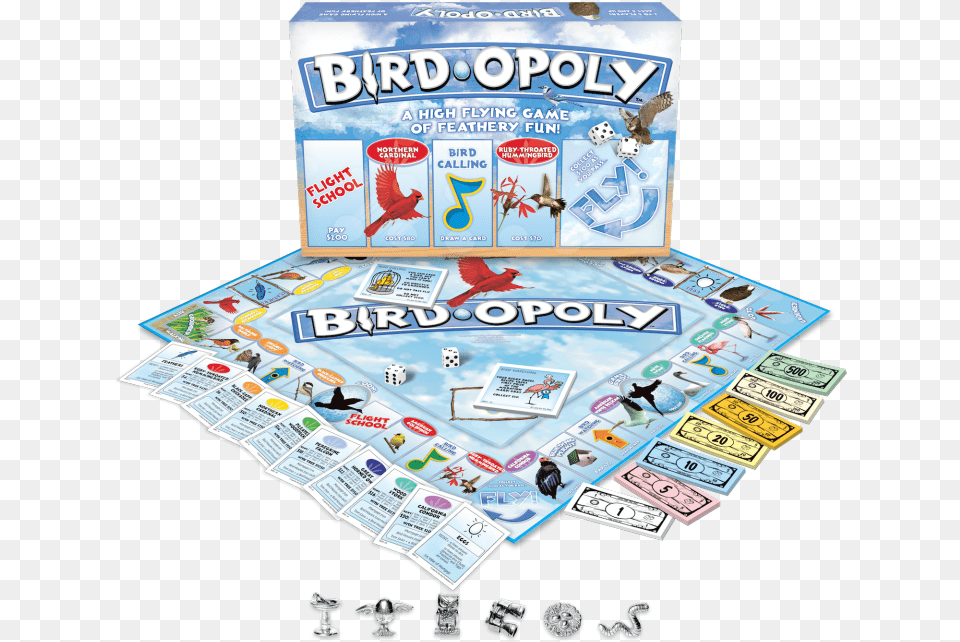 Bird Opoly Game Tabletop Game, Animal Free Png Download