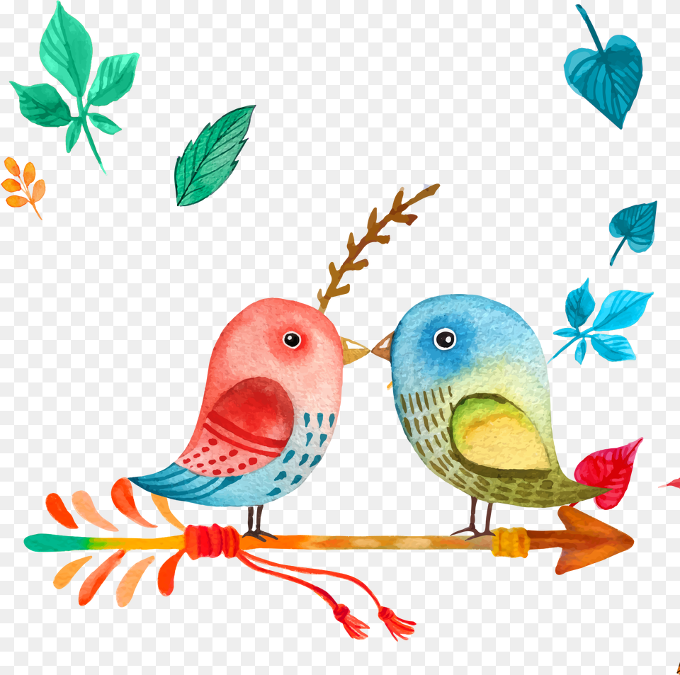 Bird Painting Cartoon Transprent Clipart Feather Arrows, Art, Graphics, Pattern, Animal Png Image
