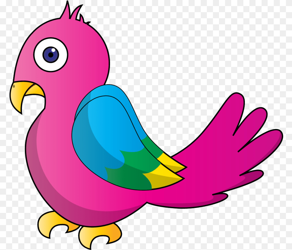 Bird Parrot Clipart At For Personal Use Transparent Pink Parrot Clip Art, Animal Free Png