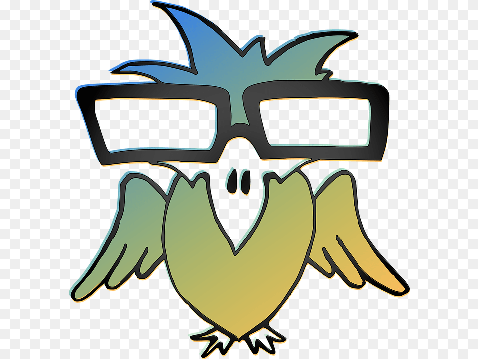 Bird Parrot Glasses Clip Art Eagle Eye, Symbol, Emblem, Accessories Png