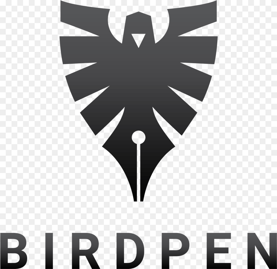 Bird Pencil Logo, Emblem, Symbol Free Png Download