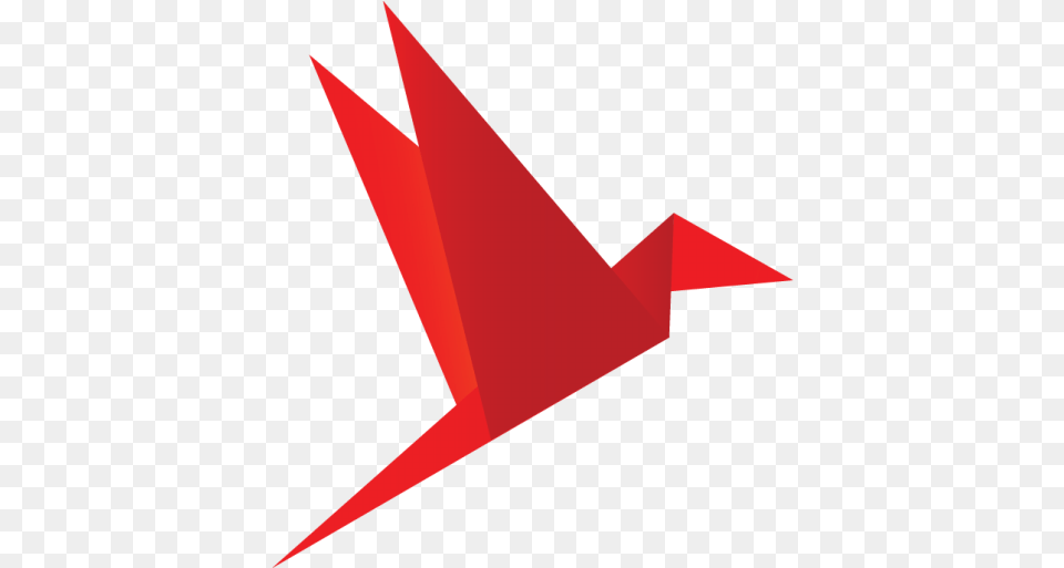 Bird Red Vector Icons Download In Svg Format Origami Bird Icon, Art, Paper Free Transparent Png