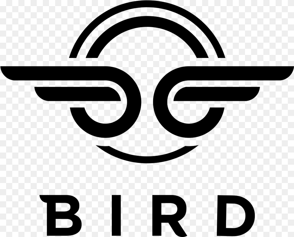 Bird Scooter Logo Black, Gray Free Transparent Png