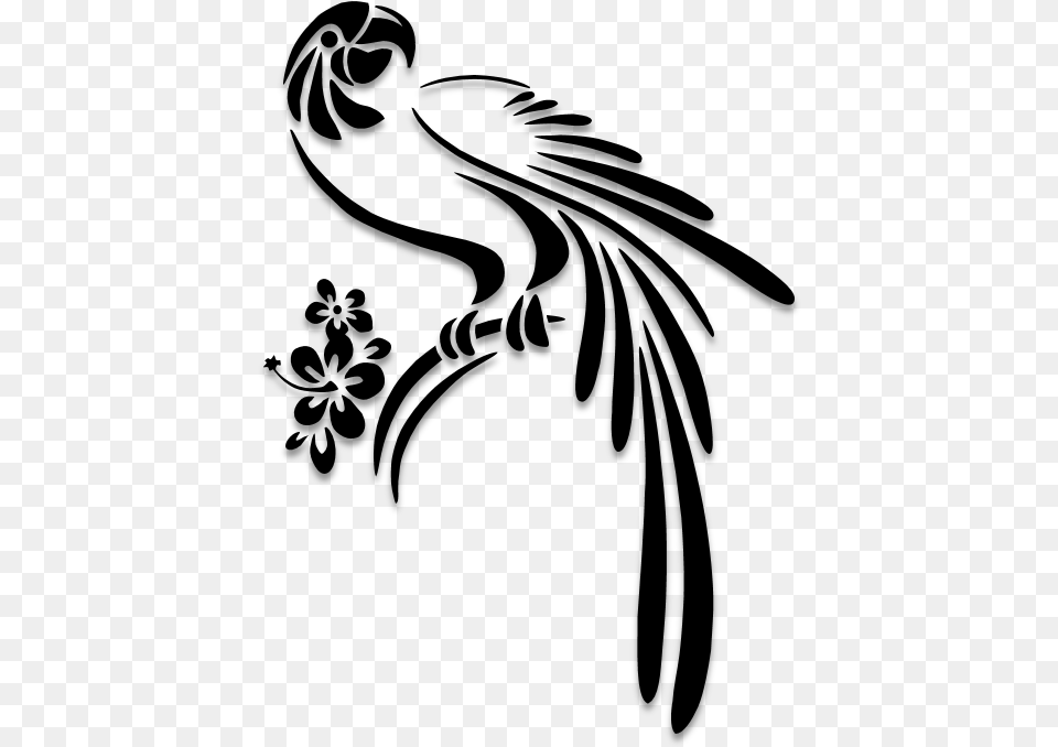 Bird Silhouette Art And Islamic, Gray Png Image