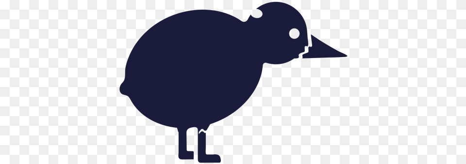 Bird Silhouette Kiwi Illustration, Animal Png Image
