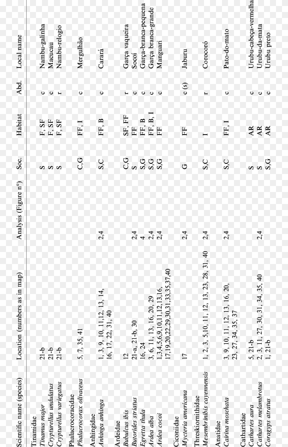 Bird Species Observed At Anavilhanas Ecological Station Document, Text, Architecture, Building Free Png