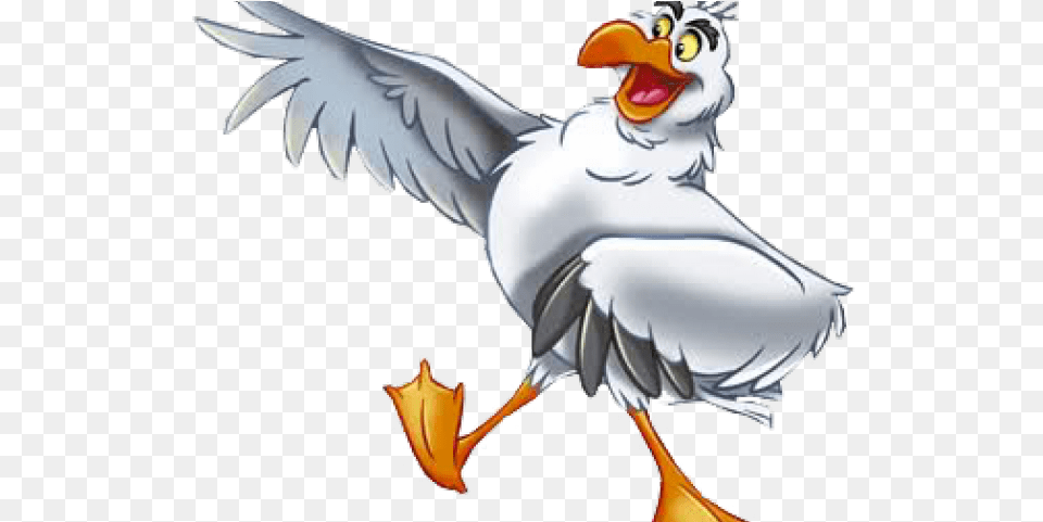 Bird The Little Mermaid Characters, Animal, Beak, Seagull, Waterfowl Free Transparent Png