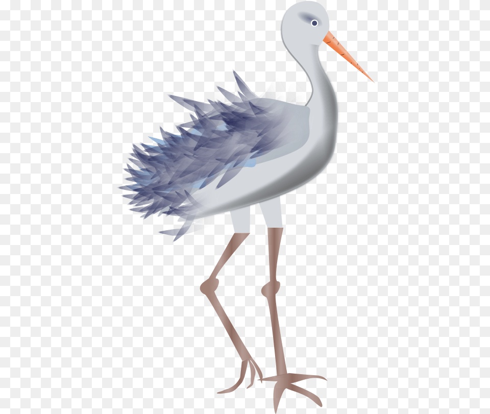 Bird With Legs Svg Clip Arts 2 Legs Animals Clipart, Animal, Crane Bird, Stork, Waterfowl Free Png